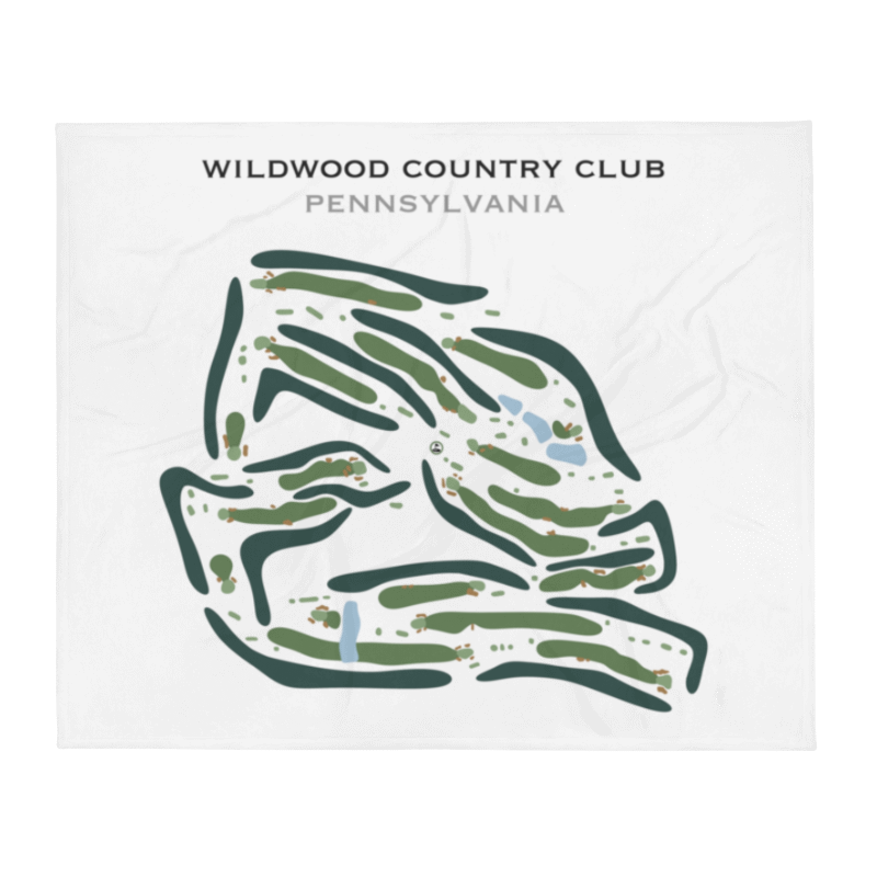 Wildwood Country Club, Pennsylvania - Printed Golf Courses