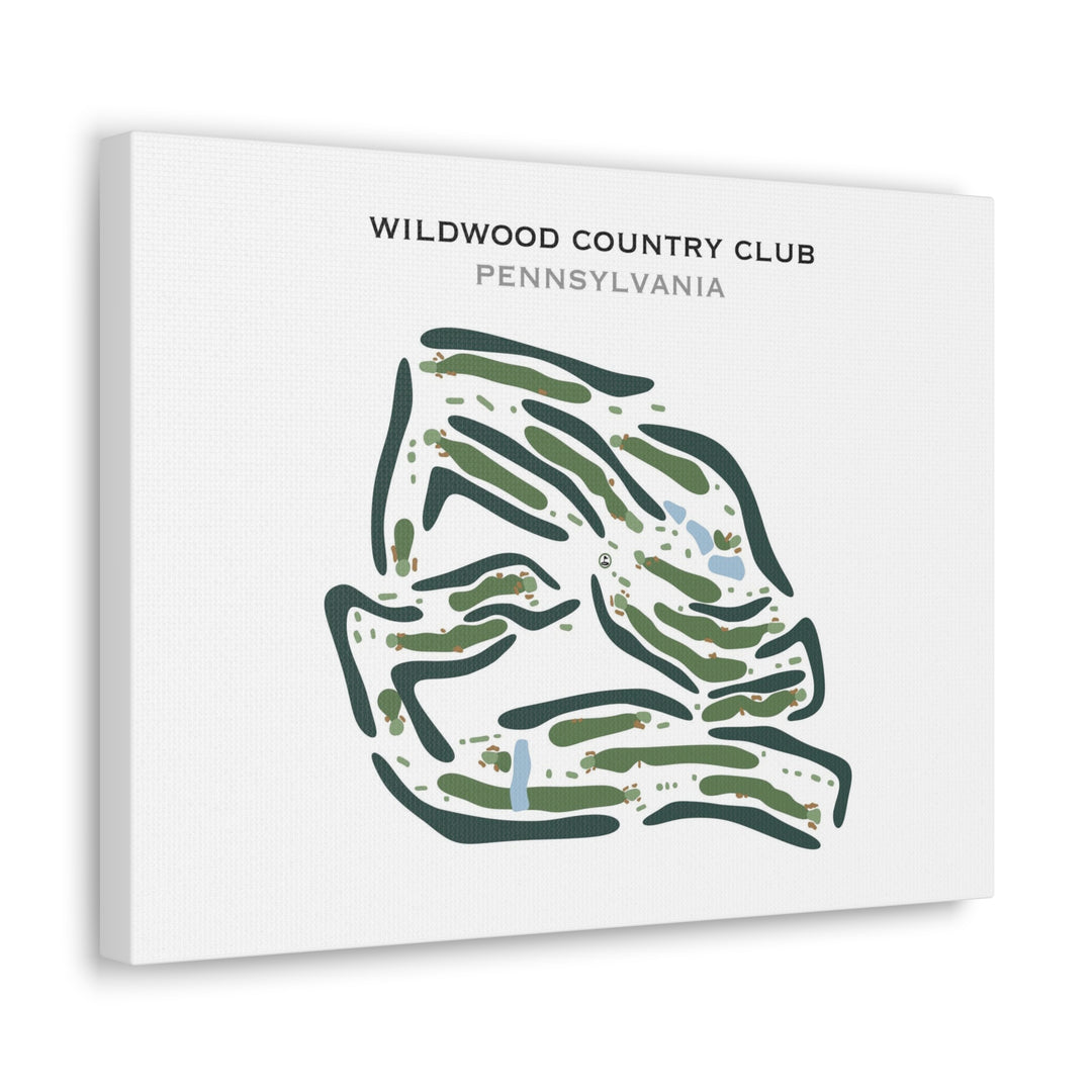 Wildwood Golf Club, Pennsylvania - Printed Golf Course