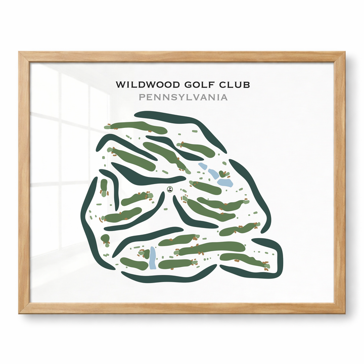 Wildwood Golf Club, Pennsylvania - Printed Golf Courses