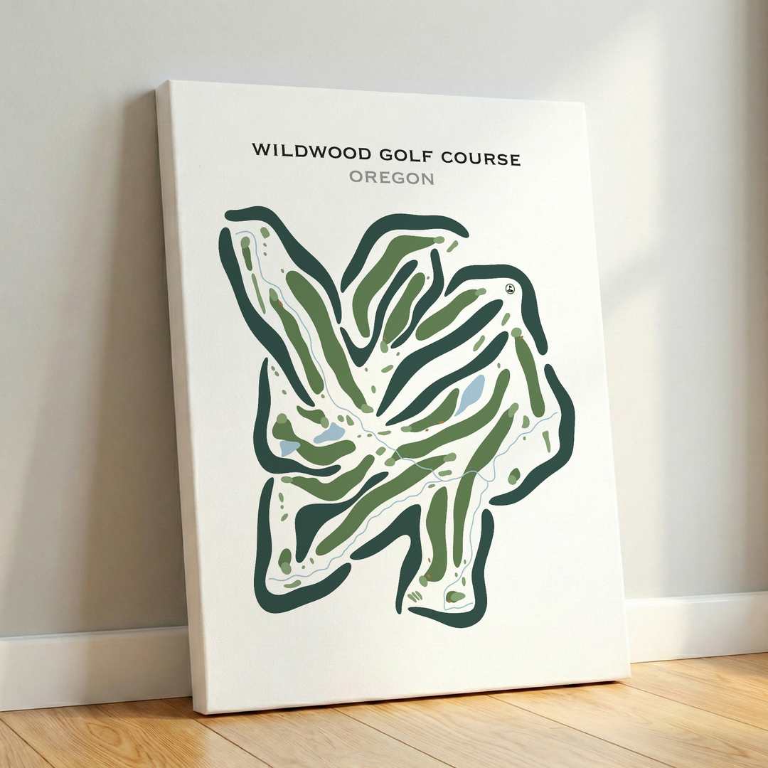 Wildwood Golf Course, Oregon - Printed Golf Courses