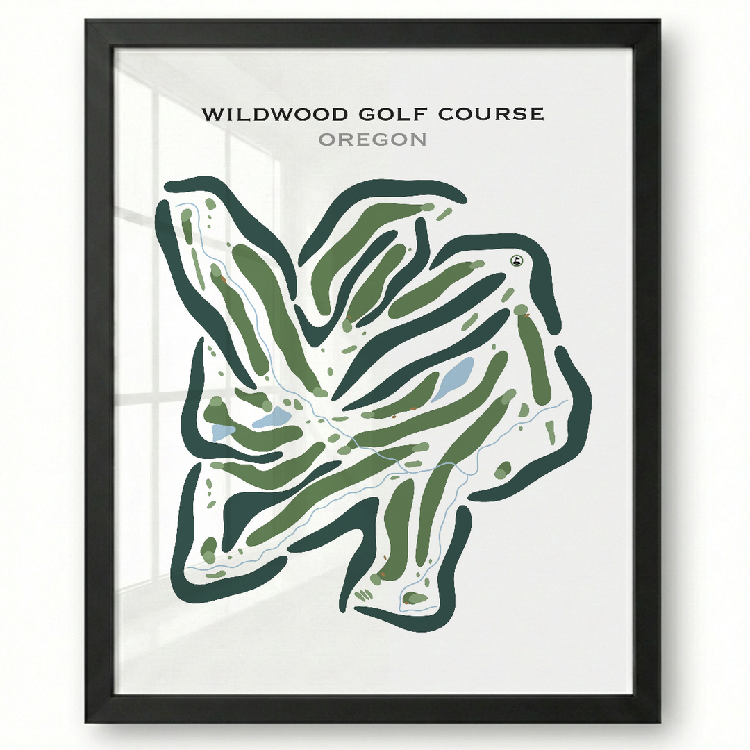 Wildwood Golf Course, Oregon - Printed Golf Courses