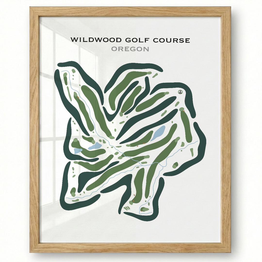 Wildwood Golf Course, Oregon - Printed Golf Courses