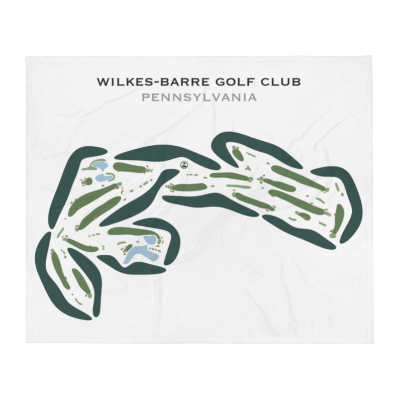 Wilkes-Barre Golf Club, Pennsylvania - Printed Golf Courses