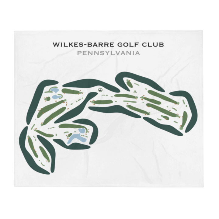 Wilkes-Barre Golf Club, Pennsylvania - Printed Golf Courses