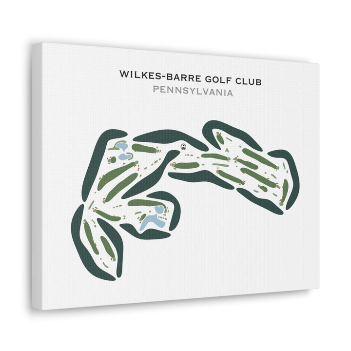 Wilkes-Barre Golf Club, Pennsylvania - Printed Golf Courses