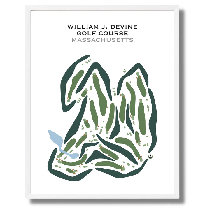 William J. Devine Golf Course, Massachusetts - Printed Golf Courses