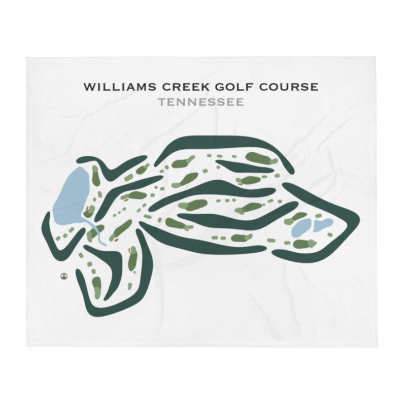 Williams Creek Golf Course, Tennessee - Printed Golf Courses