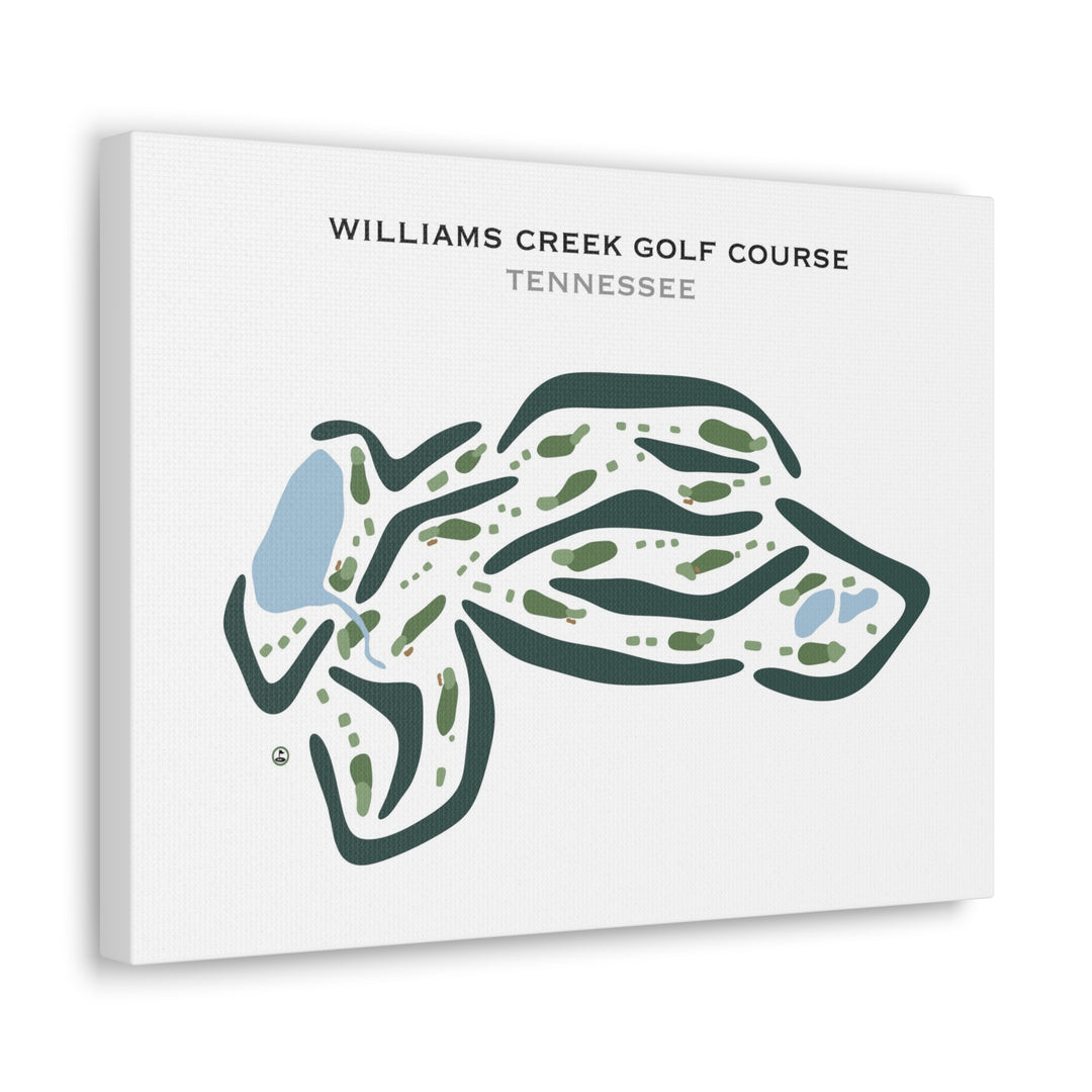 Williams Creek Golf Course, Tennessee - Printed Golf Courses