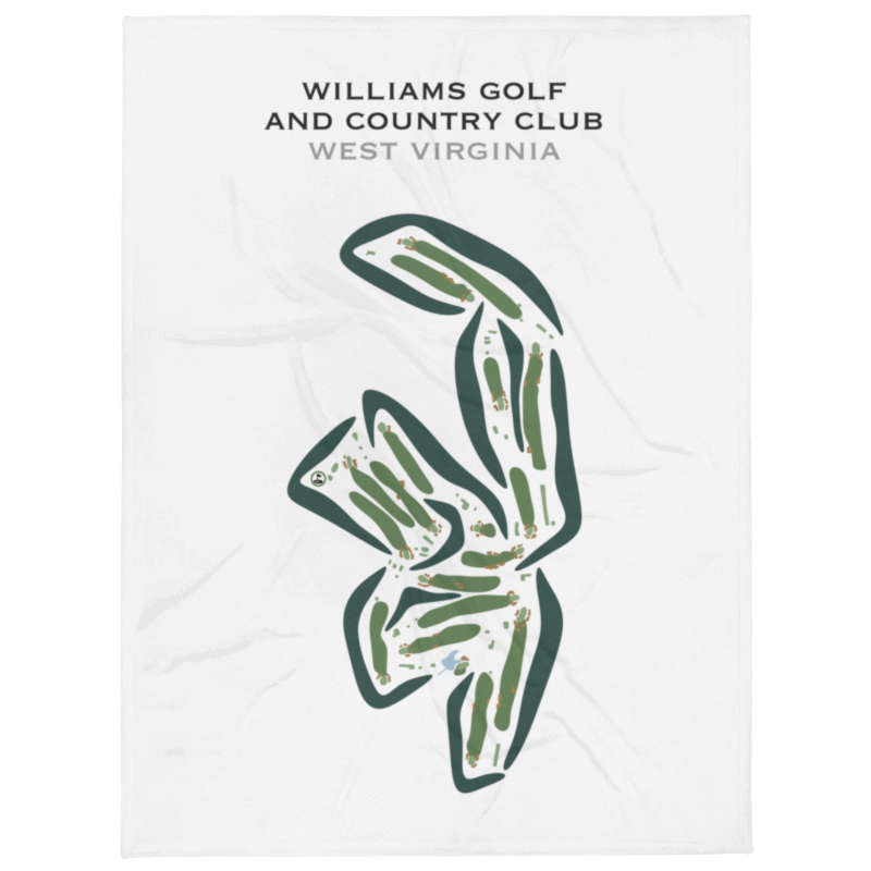 Williams Golf & Country Club, West Virginia - Printed Golf Courses