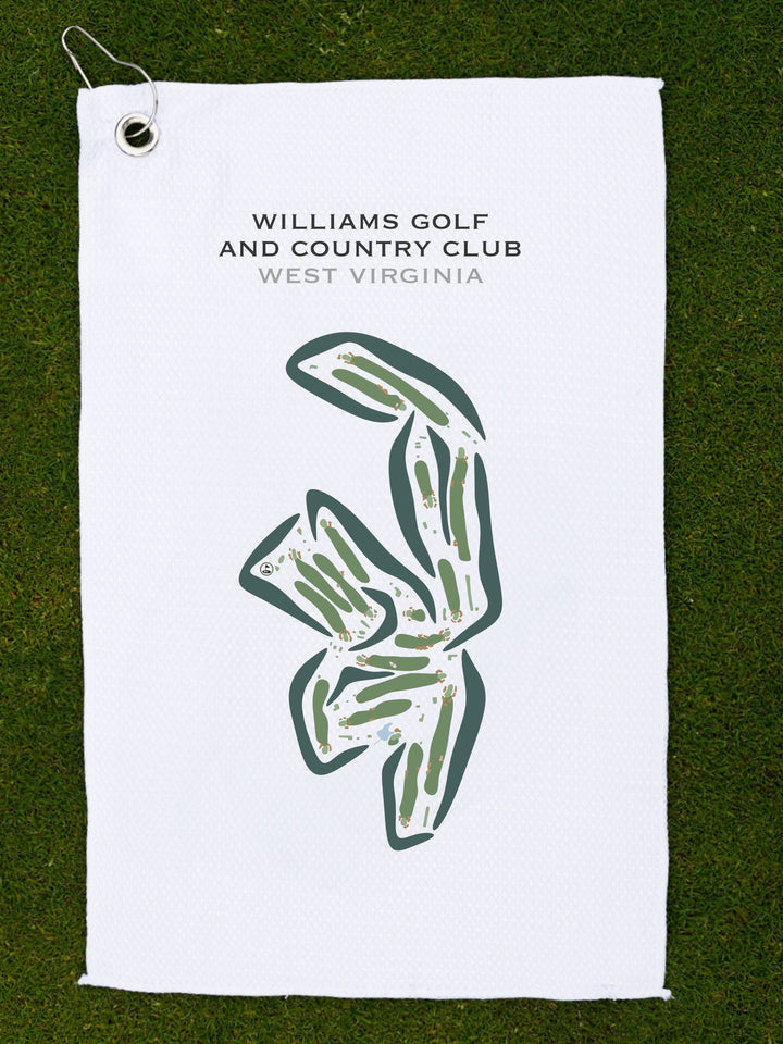 Williams Golf & Country Club, West Virginia - Printed Golf Courses