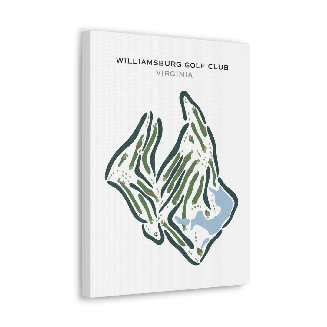 Williamsburg Golf Club, Virginia - Printed Golf Courses