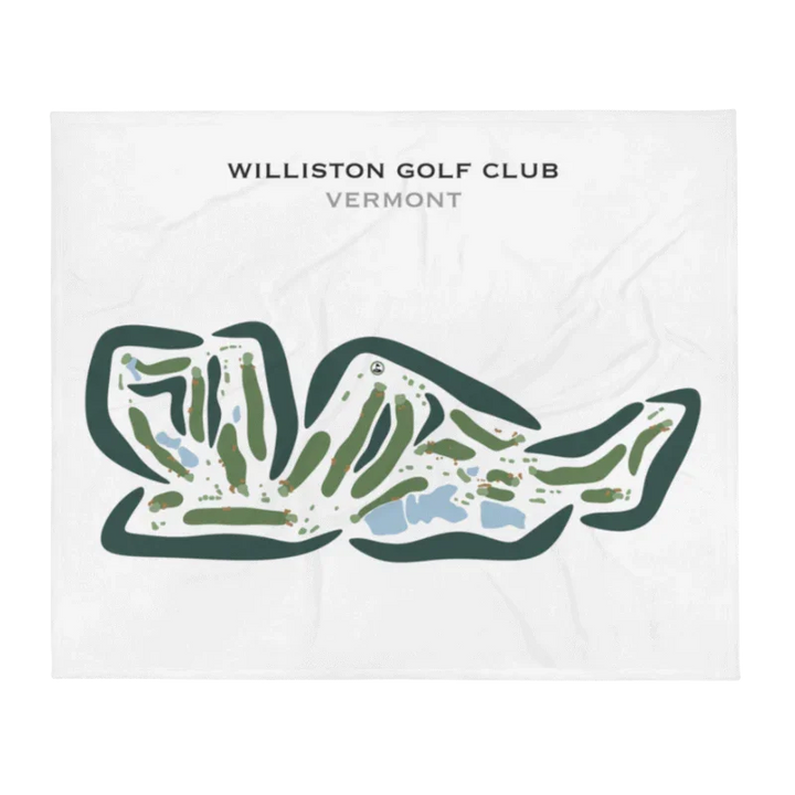 Williston Country Club, Vermont - Printed Golf Courses