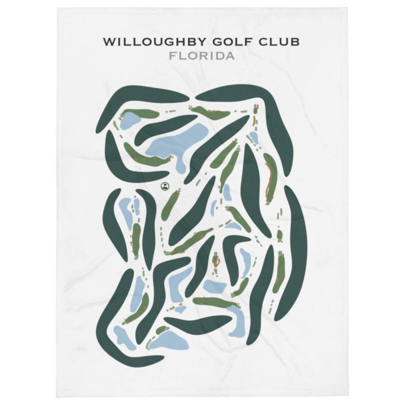 Willoughby Golf Club, Florida - Printed Golf Courses