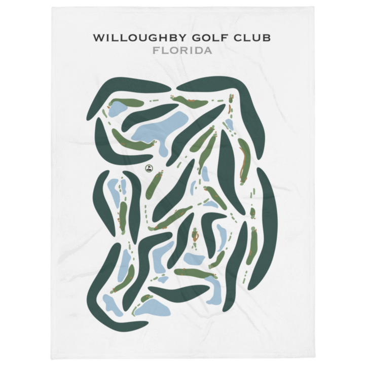 Willoughby Golf Club, Florida - Printed Golf Courses