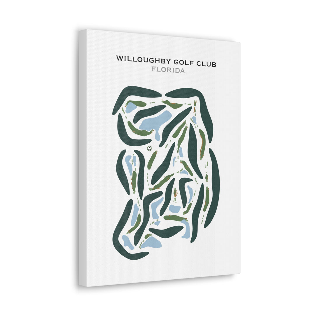 Willoughby Golf Club, Florida - Printed Golf Courses
