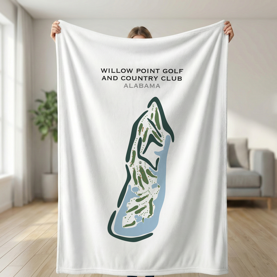 Willow Point Golf and Country Club, Alabama - Printed Golf Courses
