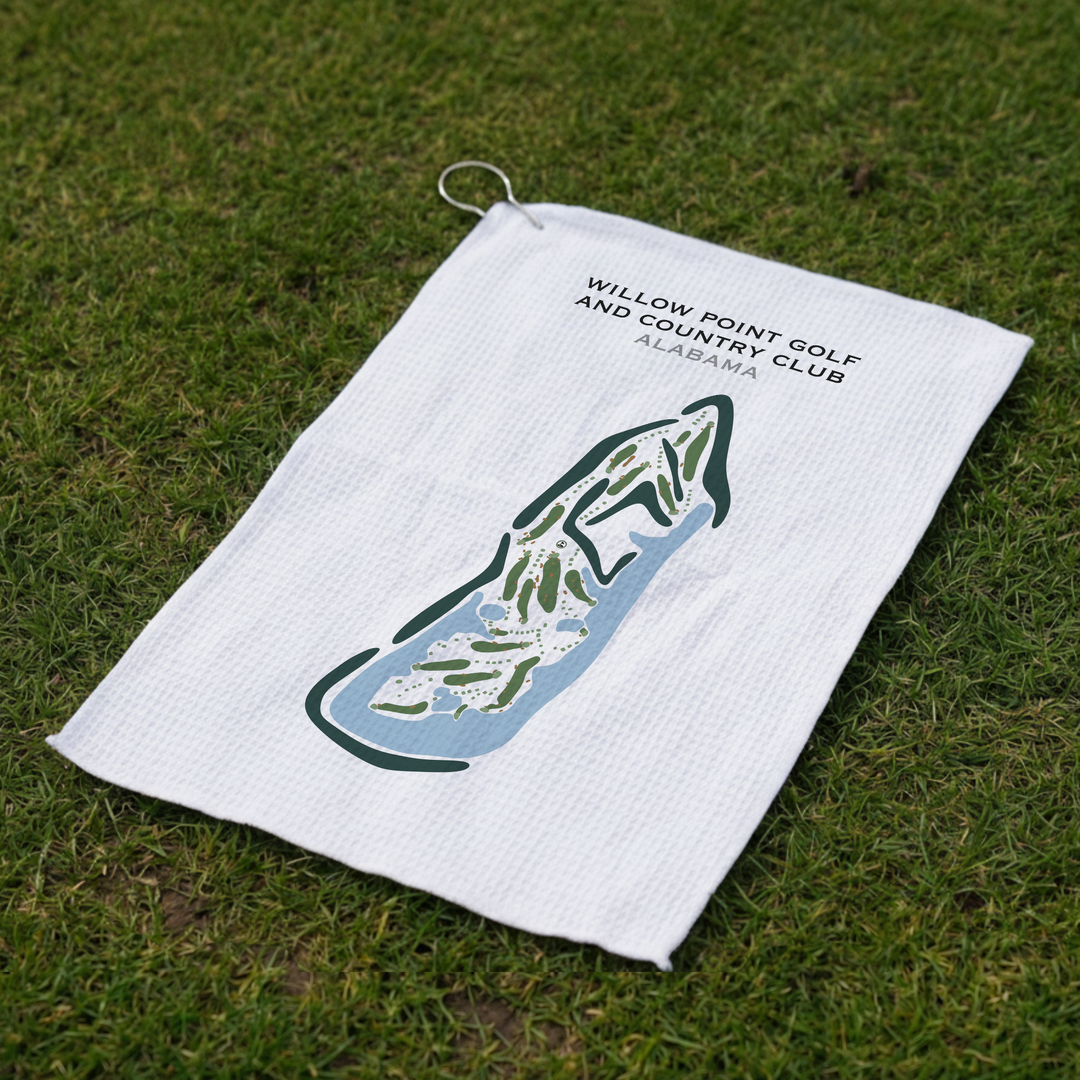 Willow Point Golf and Country Club, Alabama - Printed Golf Courses