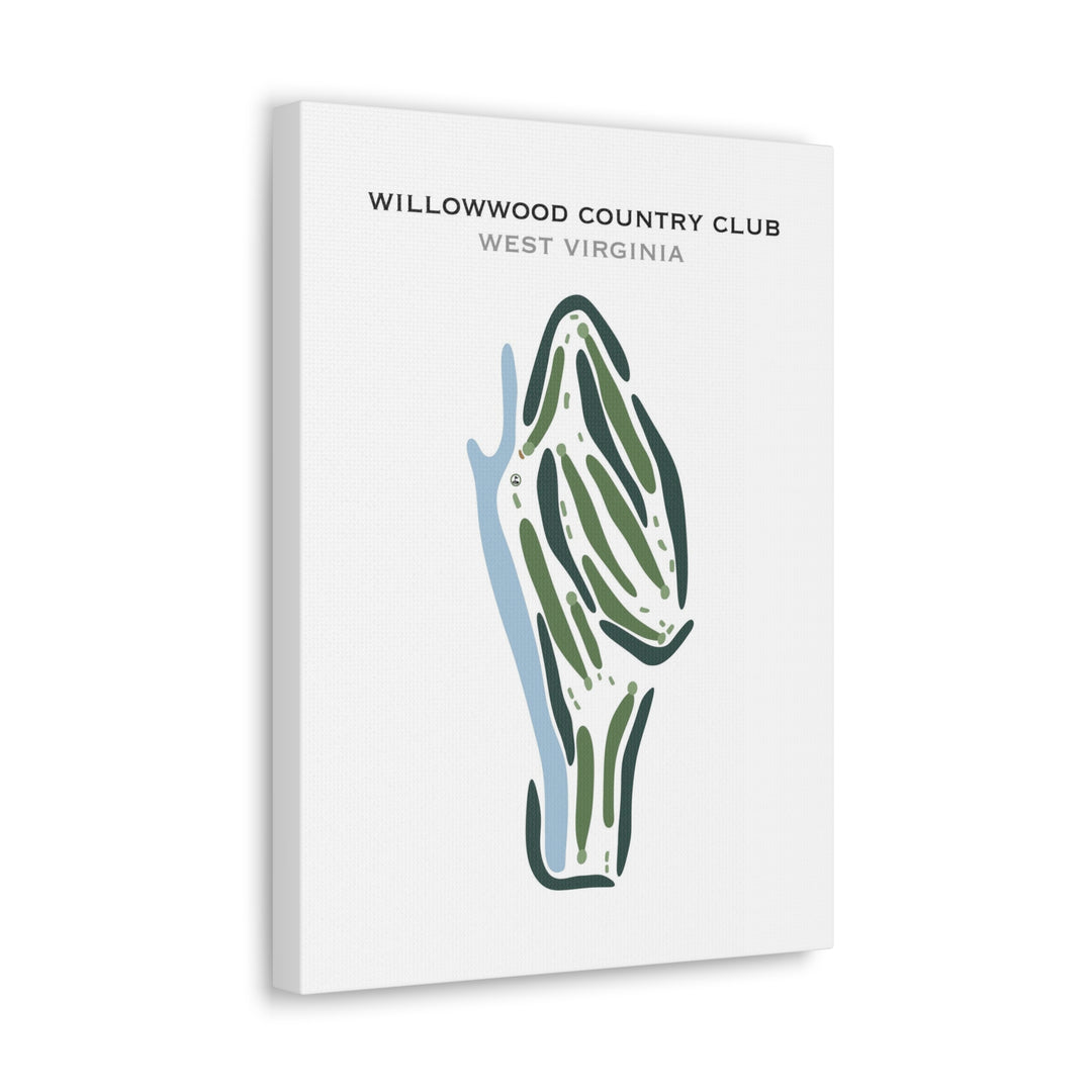 WillowWood Country Club, West Virginia - Printed Golf Course