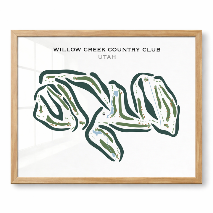 Willow Creek Country Club, Sandy Utah - Printed Golf Courses