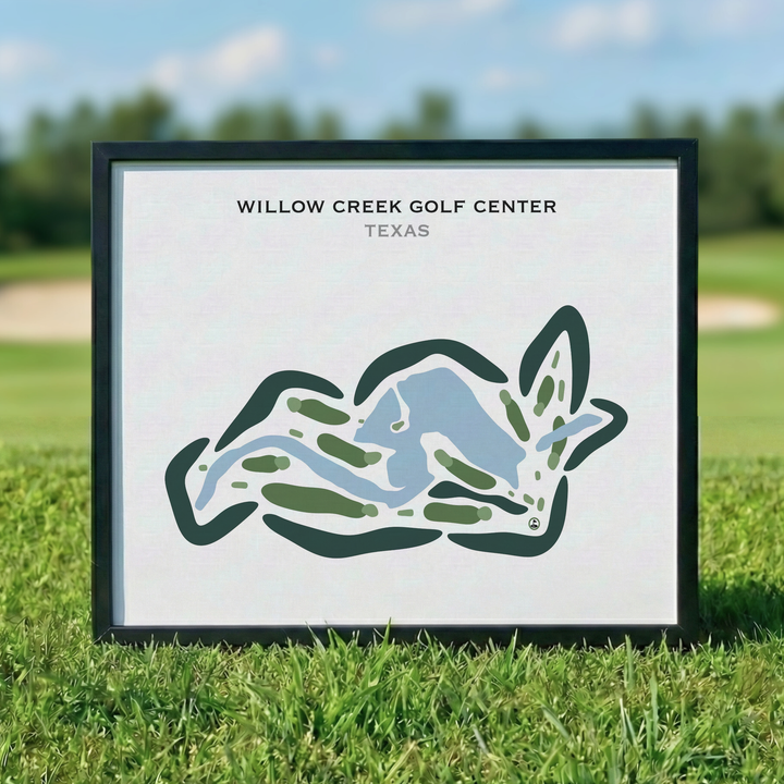 Willow Creek Golf Center, Texas - Printed Golf Courses