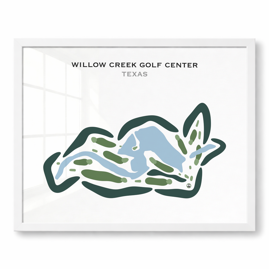 Willow Creek Golf Center, Texas - Printed Golf Courses