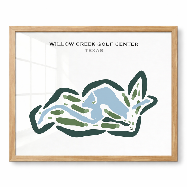 Willow Creek Golf Center, Texas - Printed Golf Courses