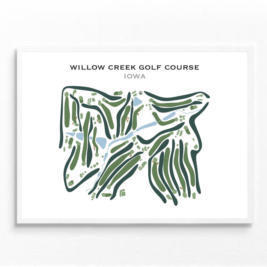 Willow Creek Golf Course, Iowa - Golf Course Prints