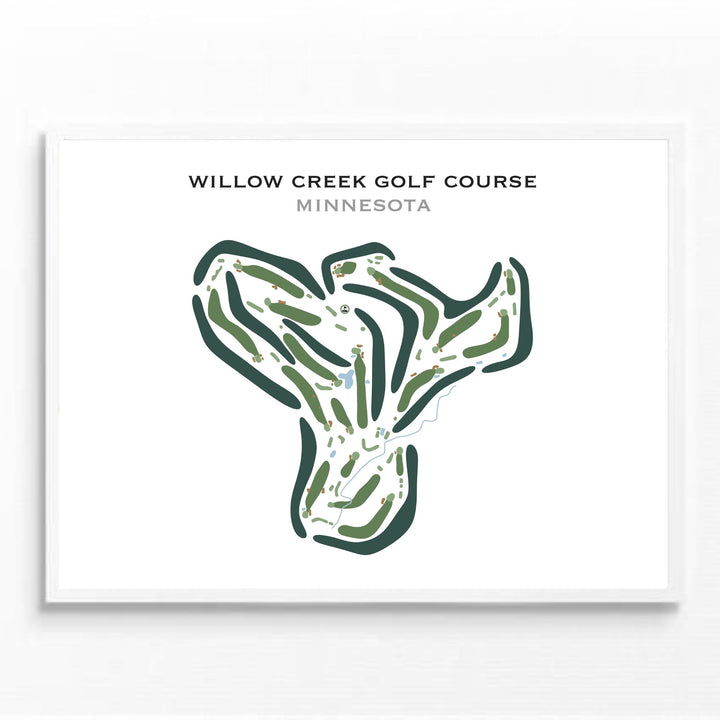 Willow Creek Golf Course, Minnesota - Printed Golf Courses