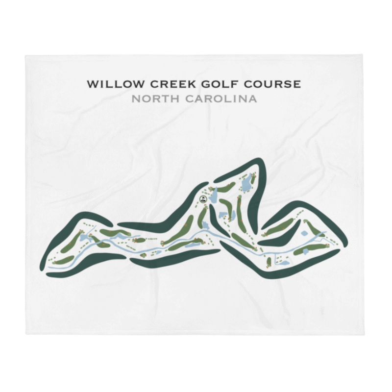 Willow Creek Golf Course, North Carolina - Printed Golf Courses