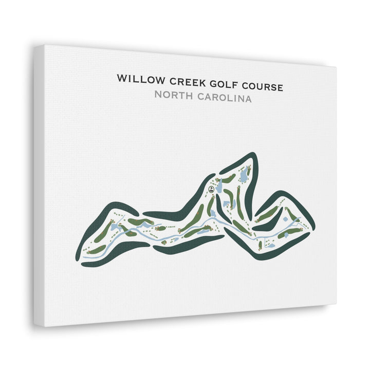 Willow Creek Golf Course, North Carolina - Printed Golf Courses