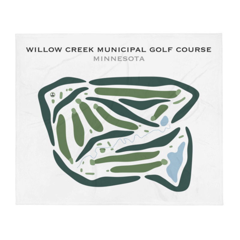 Willow Creek Municipal Golf Course, Minnesota - Printed Golf Courses