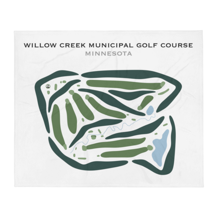 Willow Creek Municipal Golf Course, Minnesota - Printed Golf Courses