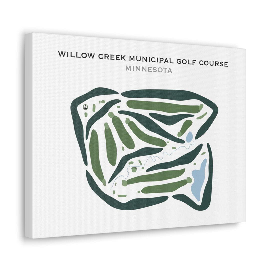 Willow Creek Municipal Golf Course, Minnesota - Printed Golf Courses