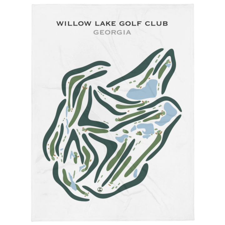 Willow Lake Golf Club, Georgia - Printed Golf Courses