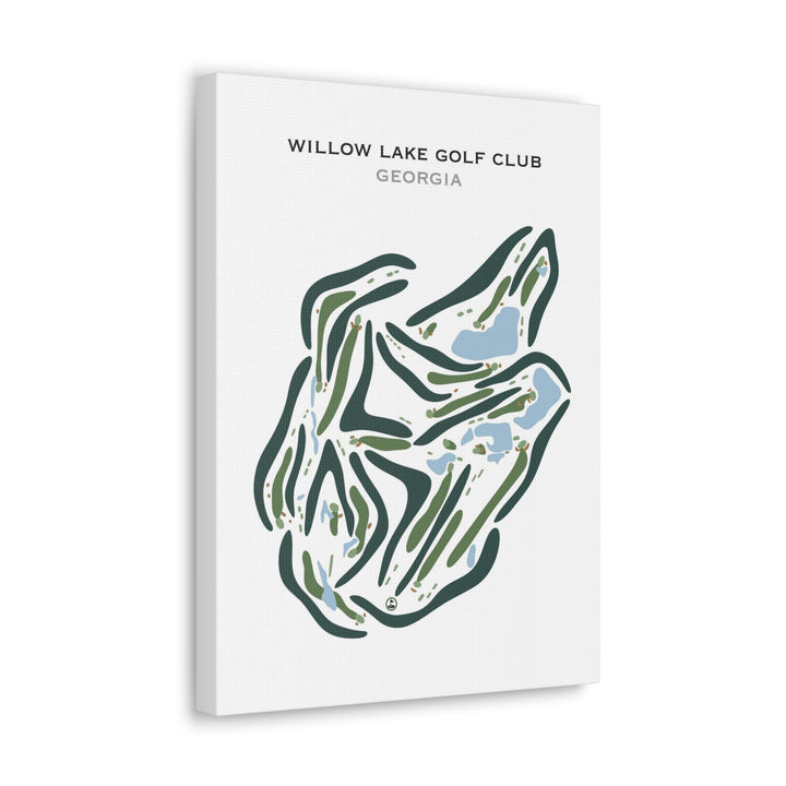 Willow Lake Golf Club, Georgia - Printed Golf Courses