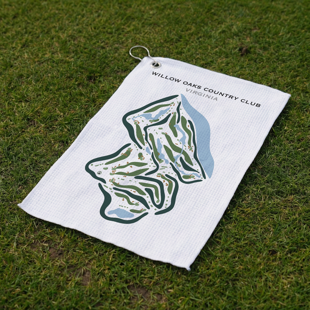 Willow Oaks Country Club, Virginia - Printed Golf Courses