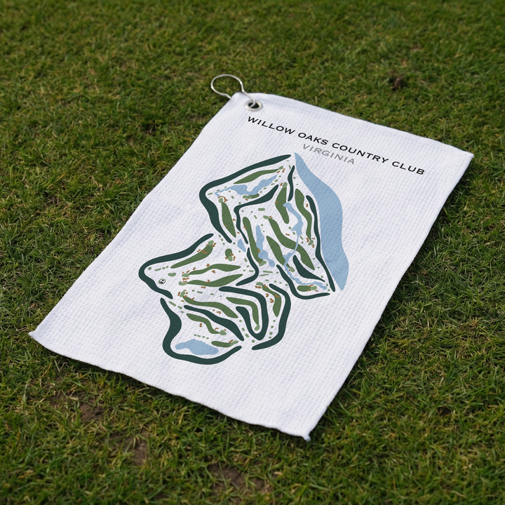 Willow Oaks Country Club, Virginia - Printed Golf Courses