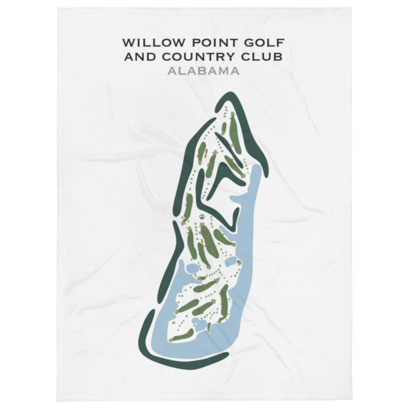 Willow Point Golf and Country Club, Alabama - Printed Golf Courses