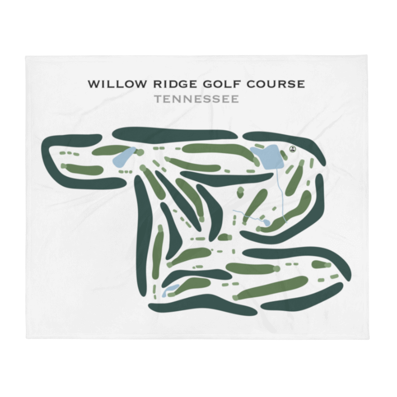 Willow Ridge Golf Course, Tennessee - Printed Golf Courses