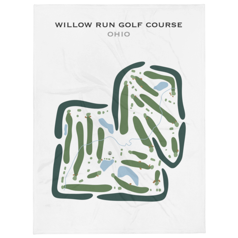 Willow Run Golf Course, Ohio - Printed Golf Courses