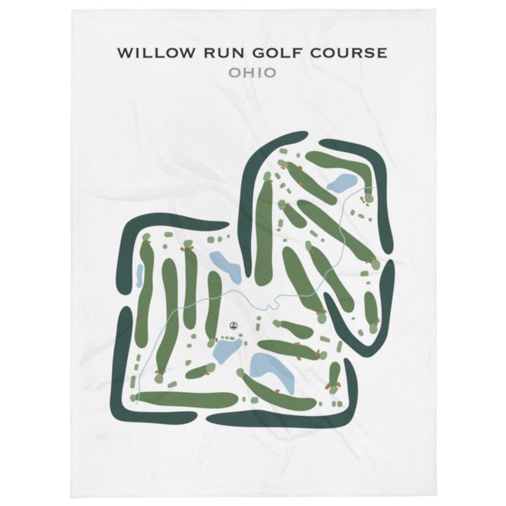 Willow Run Golf Course, Ohio - Printed Golf Courses