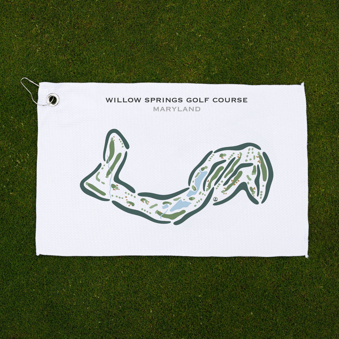 Willow Springs Golf Course, Maryland - Printed Golf Courses
