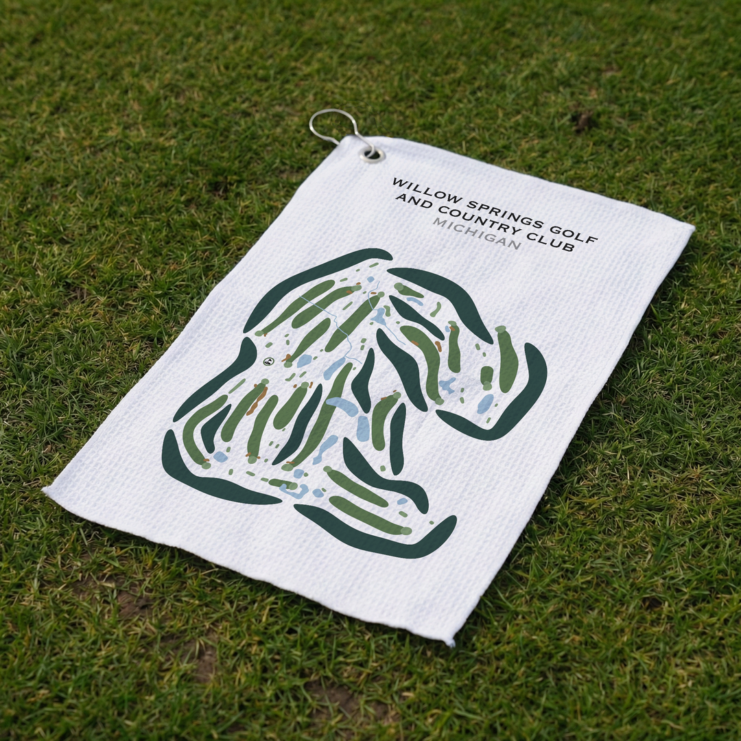 Willow Springs Golf & Country, Michigan - Printed Golf Courses