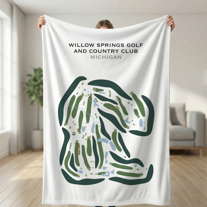 Willow Springs Golf & Country, Michigan - Printed Golf Courses