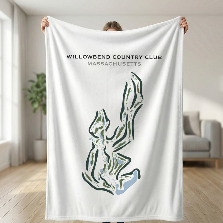 Willowbend Country Club, Massachusetts - Printed Golf Course