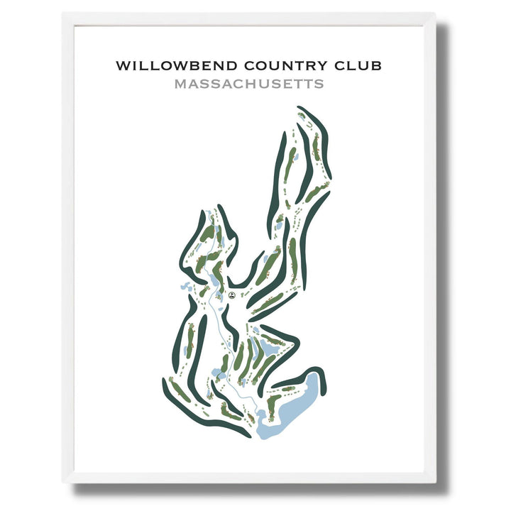 Willowbend Country Club, Massachusetts - Golf Course Prints