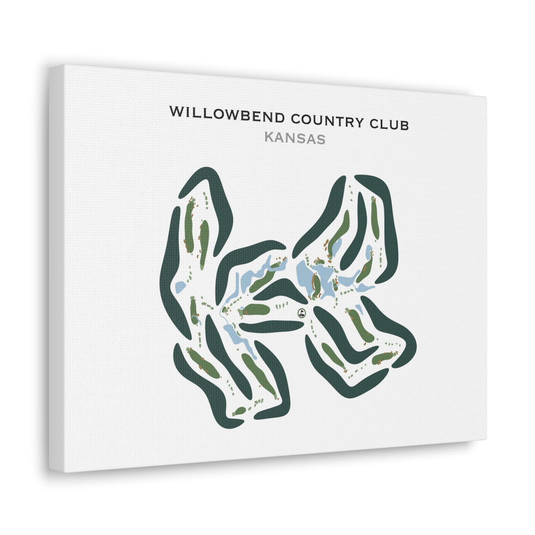 Willowbend Golf Club, Kansas - Printed Golf Courses