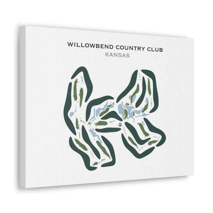 Willowbend Golf Club, Kansas - Printed Golf Courses