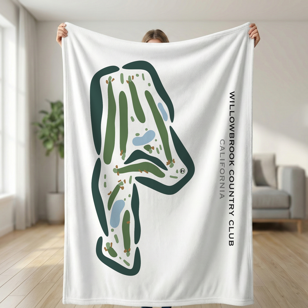 Willowbrook Country Club, California - Printed Golf Courses