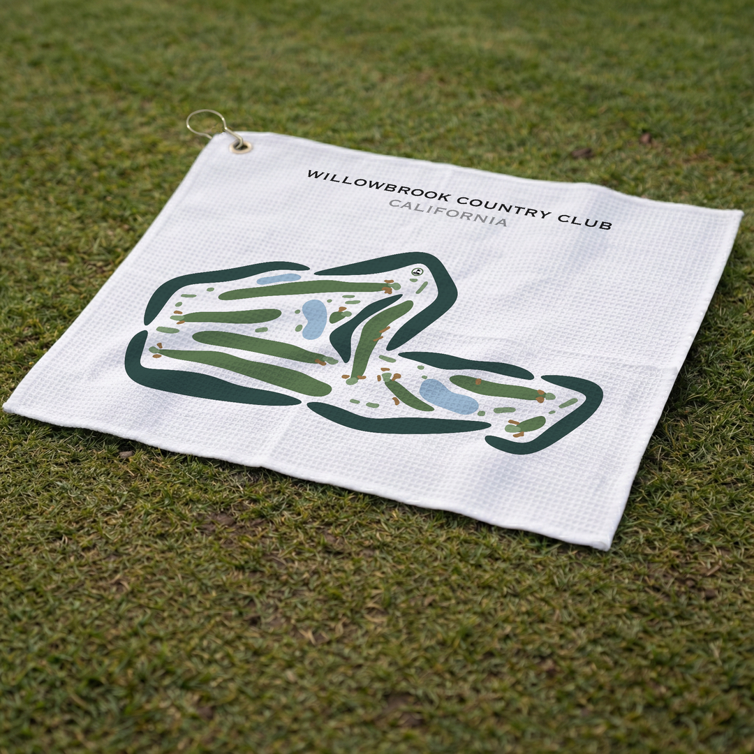Willowbrook Country Club, California - Printed Golf Courses